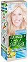 Крем-краска для волос интенсивная осветляющая Garnier Color Naturals Creme 1001 Пепельный Ультраблонд, 60+40+10 мл