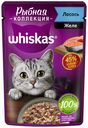 Влажный корм Whiskas для взрослых стерилизованных кошек желе с лососем 75 г