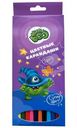 Карандаши Wizzy Boo пластиковые цветные в наборе, 12шт