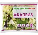 Салатная смесь Каприз Дмитровские овощи айсберг, романо, радиччио, 180 г
