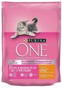 Сухой корм Purina ONE с курицей и злаками повседневный для котят 200 г