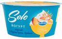 Йогурт Экомилк Solo Персик со вкусом крем-брюле 4,2%, 130 г