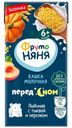 Каша жидкая молочная Фрутоняня 0,2л пшенная с тыквой и персиком БЗМЖ