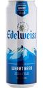 Пивной напиток Edelweiss осветлённый нефильтрованный 4,9 % алк., Россия, 0,43 л