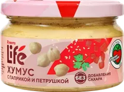 Хумус ЛЕНТА LIFE с паприкой и петрушкой