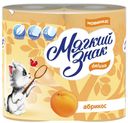Туалетная бумага Deluxe Aroma с ароматом абрикоса, Мягкий знак, 4 рулона, Россия
