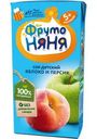 Сок ФрутоНяня Яблоко и Персик 5мес+ 200мл