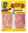 Ассорти колбас Папа Может Сальчичон и Салями сырокопчёное полусухое, 90г