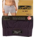 Трусы-боксеры мужские Omsa for Men B1233 цвет: grigio scuro/тёмно-серый, 54 р-р