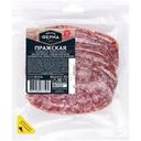 Колбаса  Мясная Ферма Пражская сырокопченая полусухая 100г