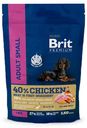 Сухой корм Brit Premium by Nature Adult S с курицей для взрослых собак мелких пород 1 кг