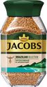 Кофе растворимый JACOBS Brazilian Selection натуральный сублимированный, 180г