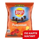 LAYS Чипсы рифленые Паприка 225г:14