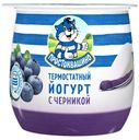 Йогурт термостатный Простоквашино 3,4% 160г черника БЗМЖ