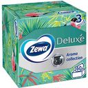 Салфетки бумажные Zewa Deluxe Aroma Collection, цвета в ассортименте, 60 шт.