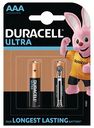 Батарейки алкалиновые Duracell Ultra AAA/R03/LR03/MX2400, 2 шт.