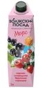Морс Волжский посад Черная смородина, брусника, морошка 1л