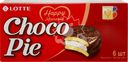 Печенье LOTTE Choco Pie бисквитное в шоколадной глазури, 6х28г