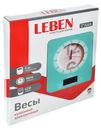 Весы Leben кухонные электронные с часами