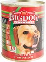Корм для собак BigDog Телятина с сердцем, 850 г