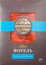 Форель МЕРИДИАН слабо-соленая филе ломтики, 120г