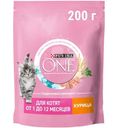 Сухой корм Purina One для котят с курицей, 200г