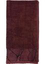 Полотенце махровое с бордюром Листья цвет: красно-коричневый, 50×90 см