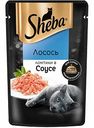 Влажный корм для кошек Sheba Pleasure Ломтики в соусе, лосось, 75 г