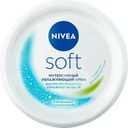 Крем Nivea Soft интенсивный и увлажняющий для лица рук и тела 100мл