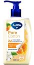Крем-мыло Aura Pure Cotton Хлопок и мед для рук и тела 2в1, 300мл