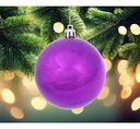 Ёлочное украшение Шар фиолетовый, 8см