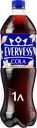 Напиток EVERVESS Cola Vanilla Ice Ванильное мороженое сильногазированный, без сахара, 1л