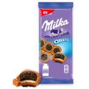 Шоколад Milka Oreo Sandwich, со вкусом ванили, 92 г