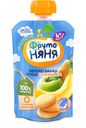 Пюре ФрутоНяня из яблок, бананов и груш с печеньем с 6 мес 90 гр