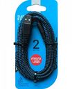 Кабель для зарядки USB A-Micro Gal 2866, 2 м