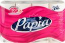 Бумага туалетная PAPIA 3-слоя белая, 12шт