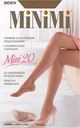 Подследники MINIMI Mini 20 den caramello 0 тонкие эластичные, 2пары