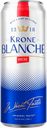 Напиток пивной KRONE BLANCHE BIERE пастеризованный 4,5%, 0.45л