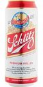 Пиво Schlitz Premium Helles светлое фильтрованное 5 % алк., Германия, 0,5 л