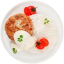 Котлета Фабрика Здорового Питания рыбная с рисом и сырным соусом, 300г