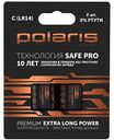 Батарейки алкалиновые Polaris Premium C/LR14, 2шт.