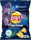 Чипсы картофельные LAY'S Сметана и лук, 225г