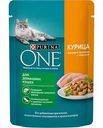 Корм для домашних кошек Purina One курица с морковью, 75 г
