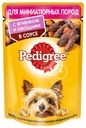Корм для собак Pedigree миниатюрных пород, с ягненком и овощами в соусе, 85 г