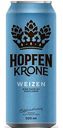 Пиво Hopfenkrone Вайцен светлое пшеничное нефильтрованное 5,4% алк., Босния и Герцеговина, 500мл