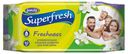 Влажные салфетки для всей семьи SuperFresh, 60 шт (мин. заказ 2 шт.)