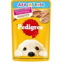 Влажный корм для щенков всех пород Pedigree телятина паштет, 80г