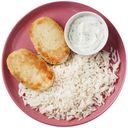 Котлеты Cook Chart рыбные из минтая с рисом и соусом Тартар, 220г