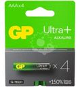 Батарейки GP Ultra Plus Alkaline AAA, 4шт