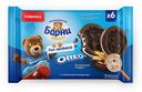 Пирожное Медвежонок Барни Фан Сэндвич с кусочками печенья Oreo и с начинкой с кусочками темного шоколада